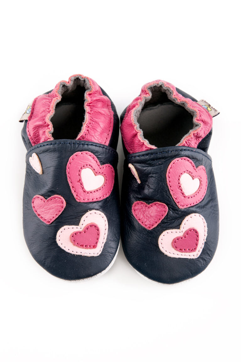 Hearts Baby Shoes