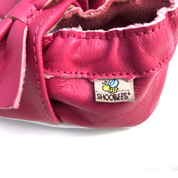 Fuchsia Pink Baby Shoes