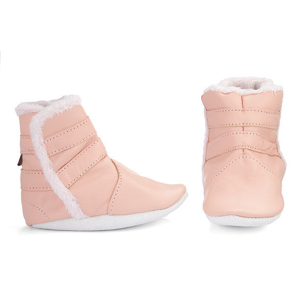 Pale Pink Baby Boots